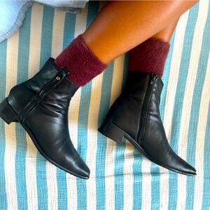 Black Stuart Weitzman ankle boots. Sz 8